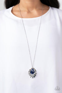 autopostr_pinterest_58290,blue,cat's eye,long necklace,Titanic Trinket - Blue Cat's Eye Necklace