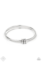 Load image into Gallery viewer, Bauble Bash Silver Bangle Bracelets Paparazzi Accessories