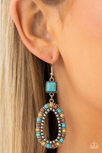Load image into Gallery viewer, Napa Valley Luxe Multi Stone Earring Paparazzi Accessories