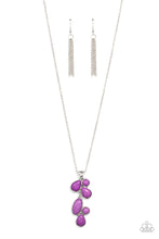 Load image into Gallery viewer, Wild Bunch Flair - Purple Stone Necklace Paparazzi Accessories