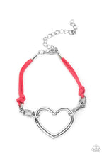 Load image into Gallery viewer, Flirty Flavour - Pink Heart Bracelet Paparazzi Accessories