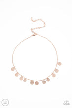 Load image into Gallery viewer, On My CHIME - Rose Gold Choker Necklace Paparazzi Accessories