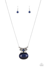 Load image into Gallery viewer, One DAYDREAM At A Time - Blue Cat&#39;s Eye Necklace Paparazzi Accessories
