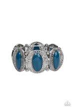 Load image into Gallery viewer, Eastern Escapade - Blue Stretchy Bracelet Paparazzi Accessories