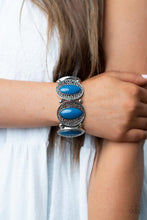 Load image into Gallery viewer, Eastern Escapade - Blue Stretchy Bracelet Paparazzi Accessories