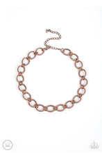 Load image into Gallery viewer, 90s Nostalgia - Copper Choker Necklace Paparazzi Accessories