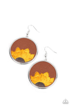 Load image into Gallery viewer, Sun-Kissed Sunflowers - Brown Earrings Paparazzi Accessories