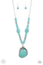 Load image into Gallery viewer, Southwest Paradise Blue Necklace Paparazzi Accessories