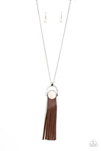 Load image into Gallery viewer, Winslow Wanderer - White Stone Necklace Paparazzi Accessories