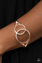 Load image into Gallery viewer, Scope of Expertise - Rose Gold Hinge Bracelet Paparazzi Accessories
