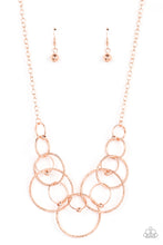 Load image into Gallery viewer, Encircled in Elegance - Copper Necklace Paparazzi Accessories