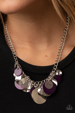 Oceanic Opera - Purple Necklace Paparazzi Accessories