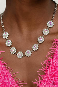 autopostr_pinterest_58290,iridescent,rhinestones,short necklace,Blooming Brilliance Multi Iridescent Rhinestone Necklace