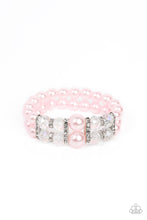 Load image into Gallery viewer, Timelessly Tea Party - Pink Pearl Stretchy Bracelet