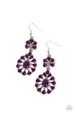 Load image into Gallery viewer, Posh Palooza - Purple Earrings Paparazzi Accessories