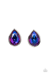 multi,post,Teardrop Rhinestone Starlet Shimmer Earrings