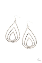 Load image into Gallery viewer, Tastefully Twisty - Silver Earrings Paparazzi Accessories