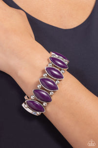 purple,stretchy,Cry Me a RIVERA - Purple Stretchy Bracelet