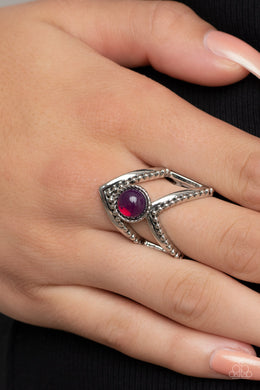 Axial Angle - Purple Opalescent Ring Paparazzi Accessories