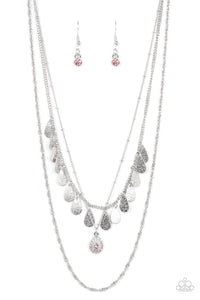 autopostr_pinterest_58290,pink,rhinestones,short necklace,Prairie Dream - Pink Necklace