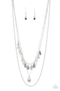 autopostr_pinterest_58290,brown,rhinestones,short necklace,Prairie Dream - Brown Necklace