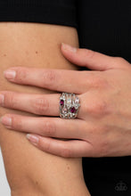 Load image into Gallery viewer, Ethereal Escapade - Pink Rhinestone Ring Paparazzi Accessories
