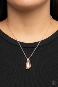 autopostr_pinterest_58290,copper,rhinestones,short necklace,Envious Extravagance - Copper Rhinestone Necklace