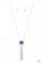 Load image into Gallery viewer, Happily Ever Ethereal - Blue Cat&#39;s Eye Necklace Paparazzi Accessories
