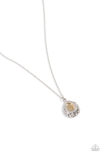 brown,rhinestones,short necklace,Gracefully Glamorous - Brown Rhinestone Necklace