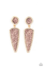 Load image into Gallery viewer, Druzy Desire - Gold Post Earrings Paparazzi Accessories