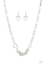 Load image into Gallery viewer, Little Charmer - Pink Heart Necklace Paparazzi Accessories