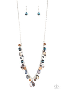 autopostr_pinterest_58290,blue,long necklace,multi,stone,Caribbean Charisma - Blue Stone Necklace