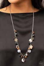 Load image into Gallery viewer, Caribbean Charisma - Blue Stone Necklace Paparazzi Accessories