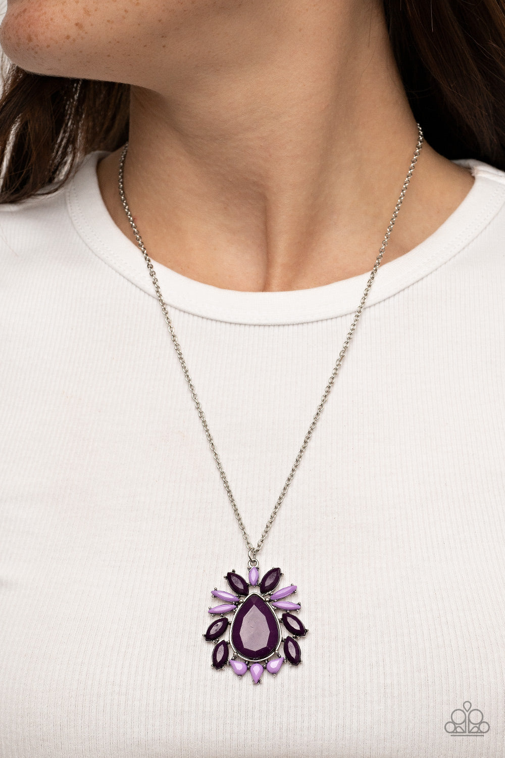 Indie Icon - Purple Necklace Paparazzi Accessories