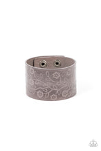Load image into Gallery viewer, Rosy Wrap Up - Silver Wrap Leather Bracelet Paparazzi Accessories