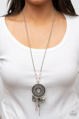 Making Memories - Pink Charm Necklace Paparazzi Accessories