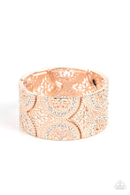Load image into Gallery viewer, Wheeling and Dealing - Rose Gold Stretchy Bracelet Paparazzi Accessories