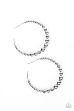 Load image into Gallery viewer, Show Off Your Curves - Silver Hoop Earrings Paparazzi Accessories