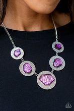 Load image into Gallery viewer, Raw Charisma - Purple Necklace Paparazzi Accessories