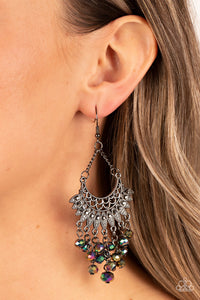 fishhook,multi,Chromatic Cascade - Multi Earrings