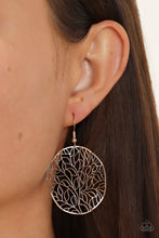 Load image into Gallery viewer, Autumn Harvest - Rose Gold Earrings Paparazzi Accessories
