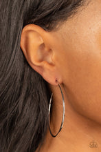 Load image into Gallery viewer, Can I Get a HOOP HOOP - Silver Hoop Earrings Paparazzi Accessories