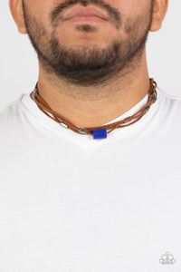 blue,short necklace,urban,Elemental Elevation - Blue Urban Necklace