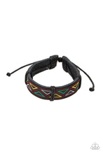 Load image into Gallery viewer, Tundra Thunder - Multi Leather Pull-Tie Bracelet Paparazzi Accessories