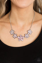 Load image into Gallery viewer, Garden Daydream - Pink Cat&#39;s Eye Necklace Paparazzi Accessories