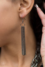 Load image into Gallery viewer, Scarfed For Attention  Gunmetal Necklace Paparazzi Accessories