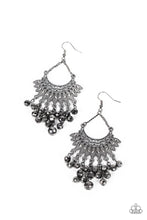 Load image into Gallery viewer, Chromatic Cascade - Black Gunmetal Earrings Paparazzi Accessories