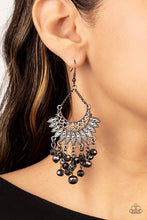 Load image into Gallery viewer, Chromatic Cascade - Black Gunmetal Earrings Paparazzi Accessories