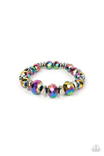 Load image into Gallery viewer, Astral Auras - Multi Oil Spill Stretchy Bracelet Paparazzi Accessories