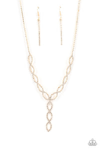 autopostr_pinterest_58290,gold,rhinestones,short necklace,Infinitely Icy - Gold Rhinestone Necklace